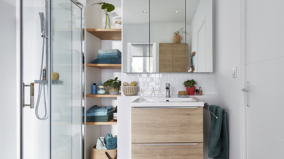 decoracion-cuartos-de-baño-pequeños Trucos e ideas de decoración para cuartos de baño pequeños