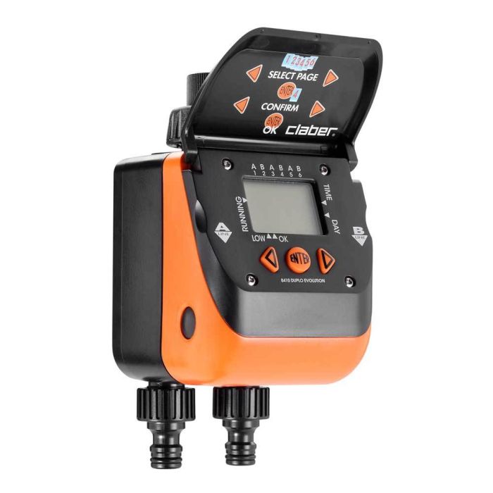 programador de riego automatico 2 vias claber programador de riego automatico 2 vias claber