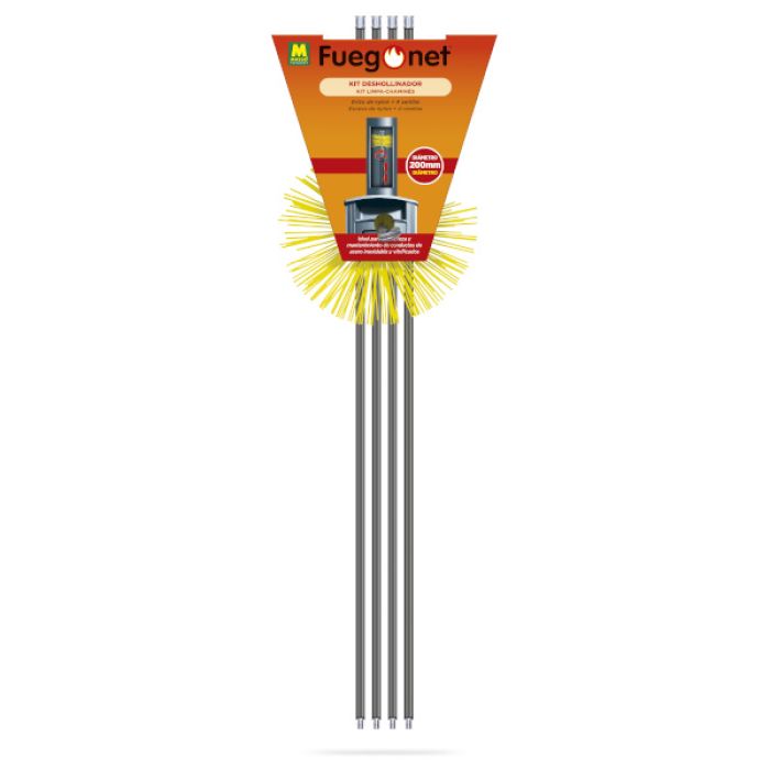Kit deshollinador de nylon ø 200 mm Fuegonet Kit deshollinador de nylon ø 200 mm Fuegonet