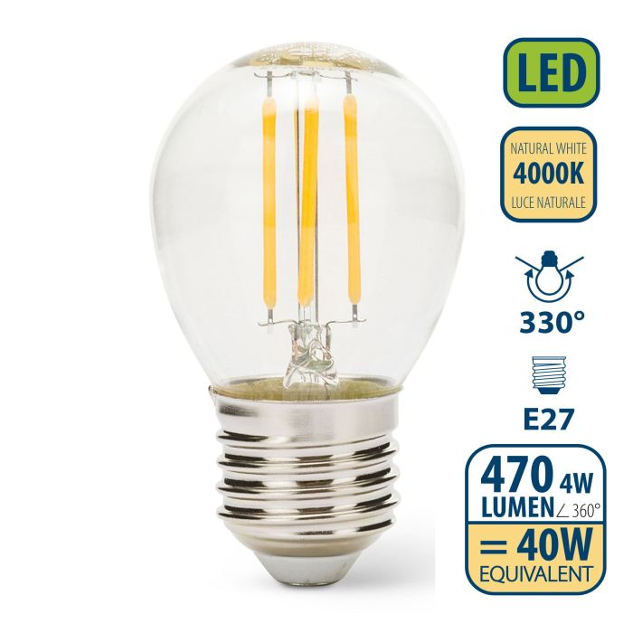 Bombilla de filamento LED 4000K Bombilla de filamento LED 4000K