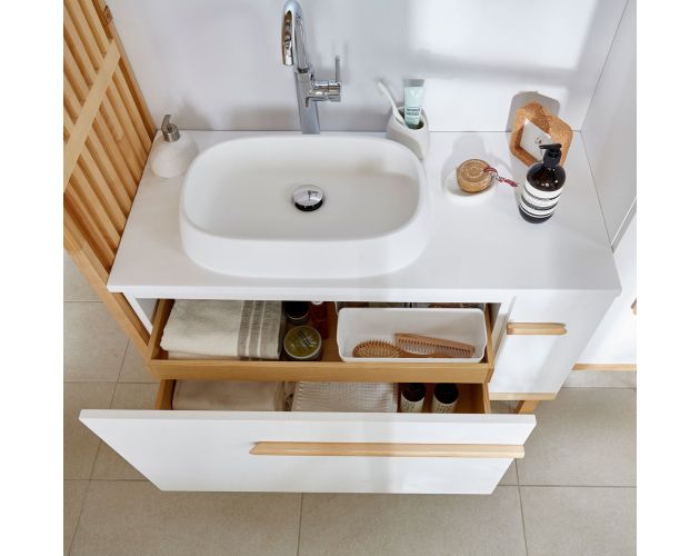 Lavabo resina ceara 100x45 cm Lavabo resina ceara 100x45 cm