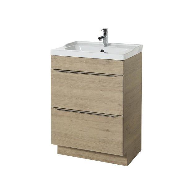 Mueble de baño al suelo imandra roble 60x45cm