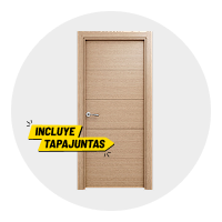 Puertas con tapajuntas