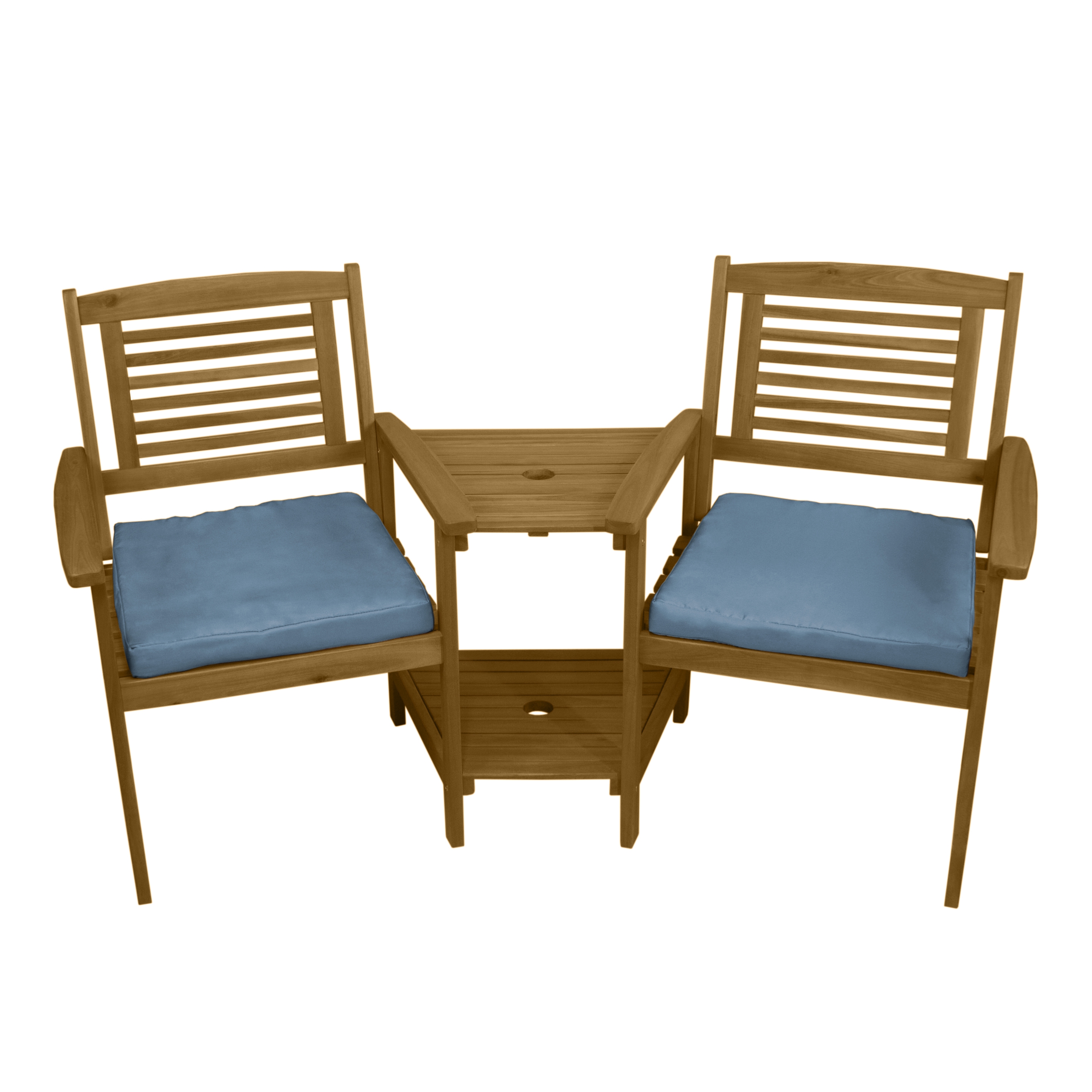 Sofá loveseat de 2 plazas con cojines