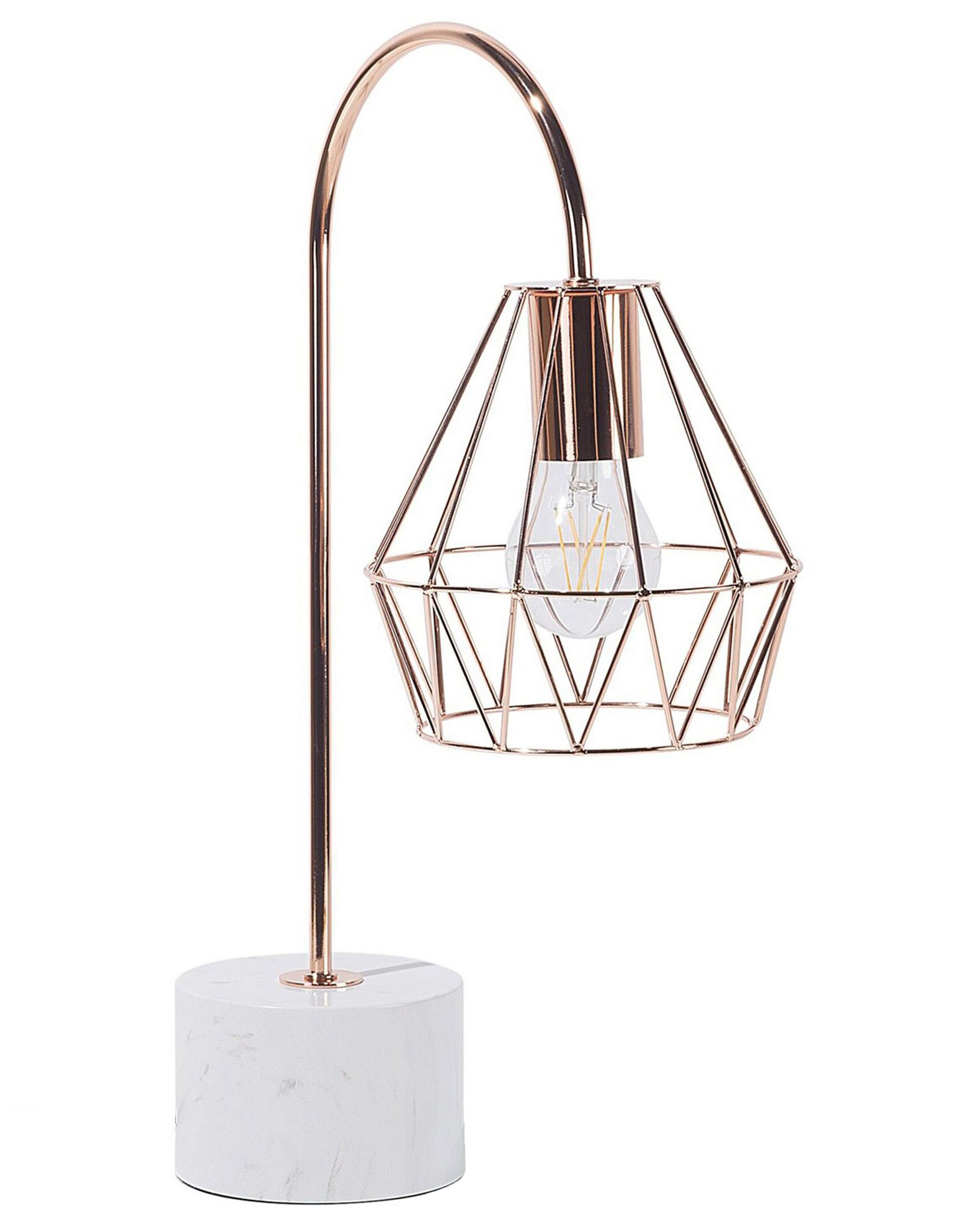 Lámpara de mesa mooni metal cobrizo