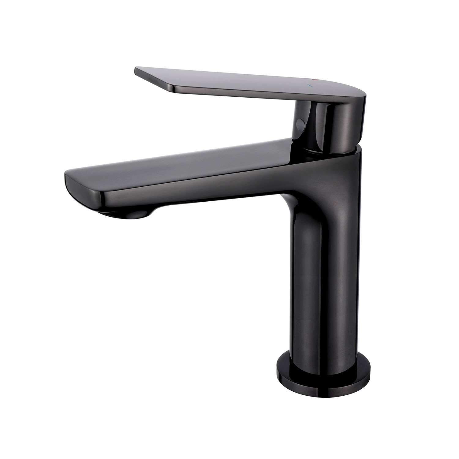 Grifo monomando bidé sky bath negro cristal serie glory