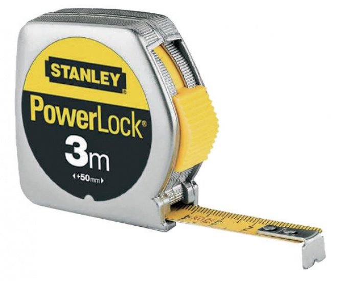 Cinta métrica stanley - classic - 3m x 12,7mm - carcasa de metal cromado re