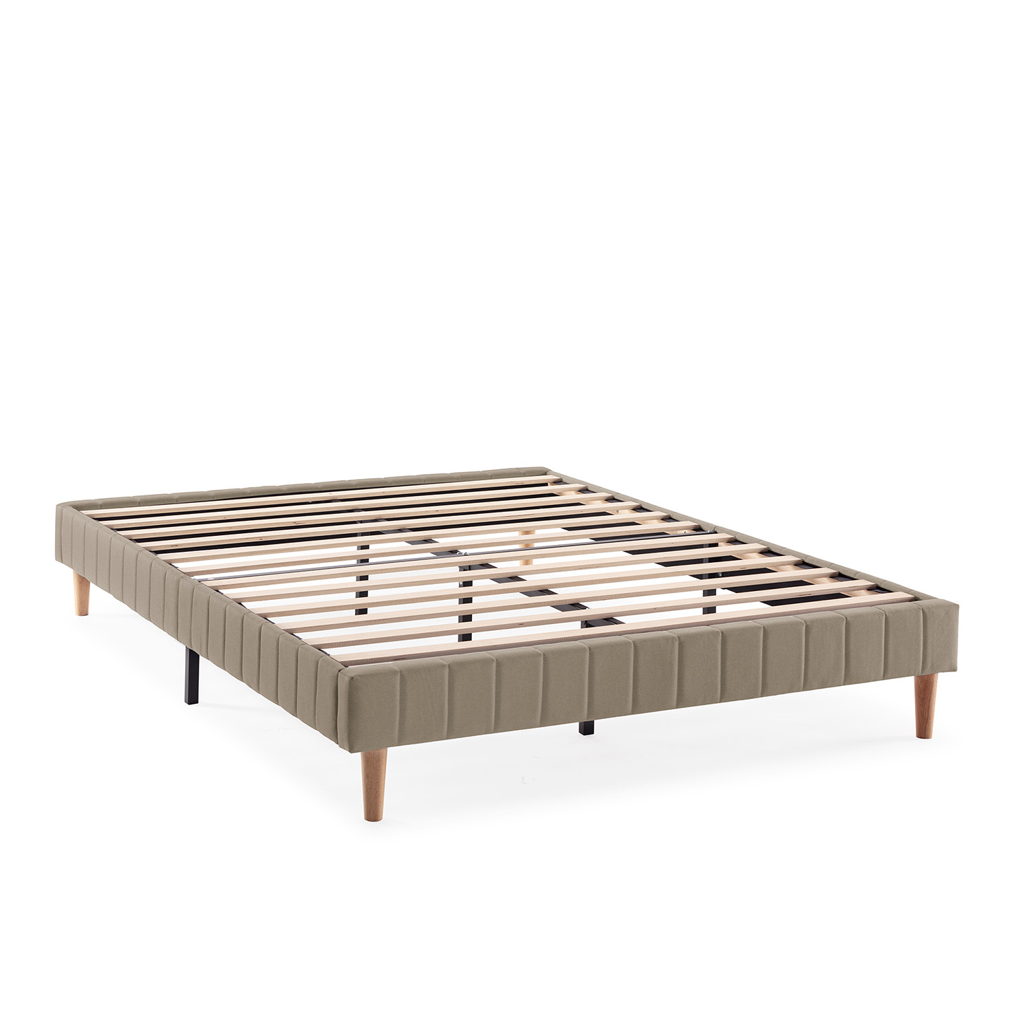 Base tapizada eris 150x190 cm color beige