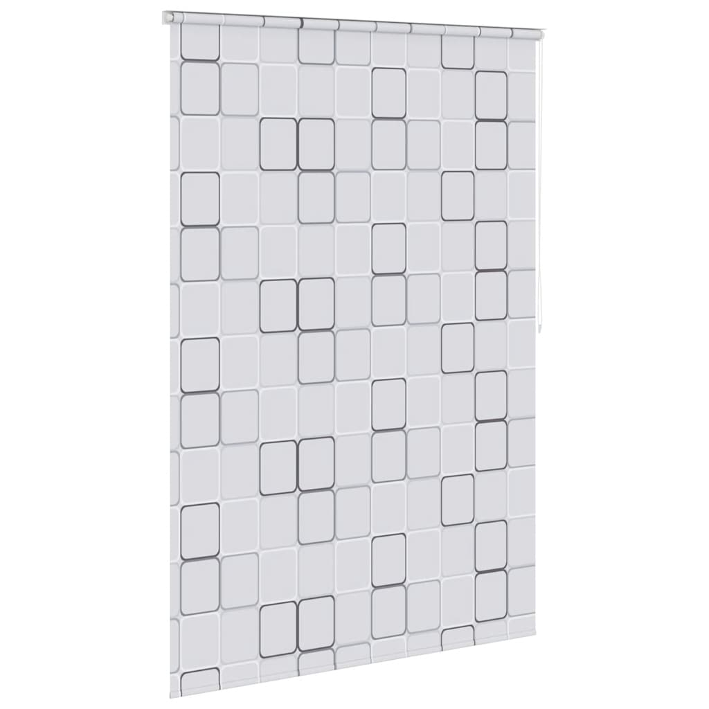 vidaXL persiana enrollable de ducha cuadrados 160x240 cm
