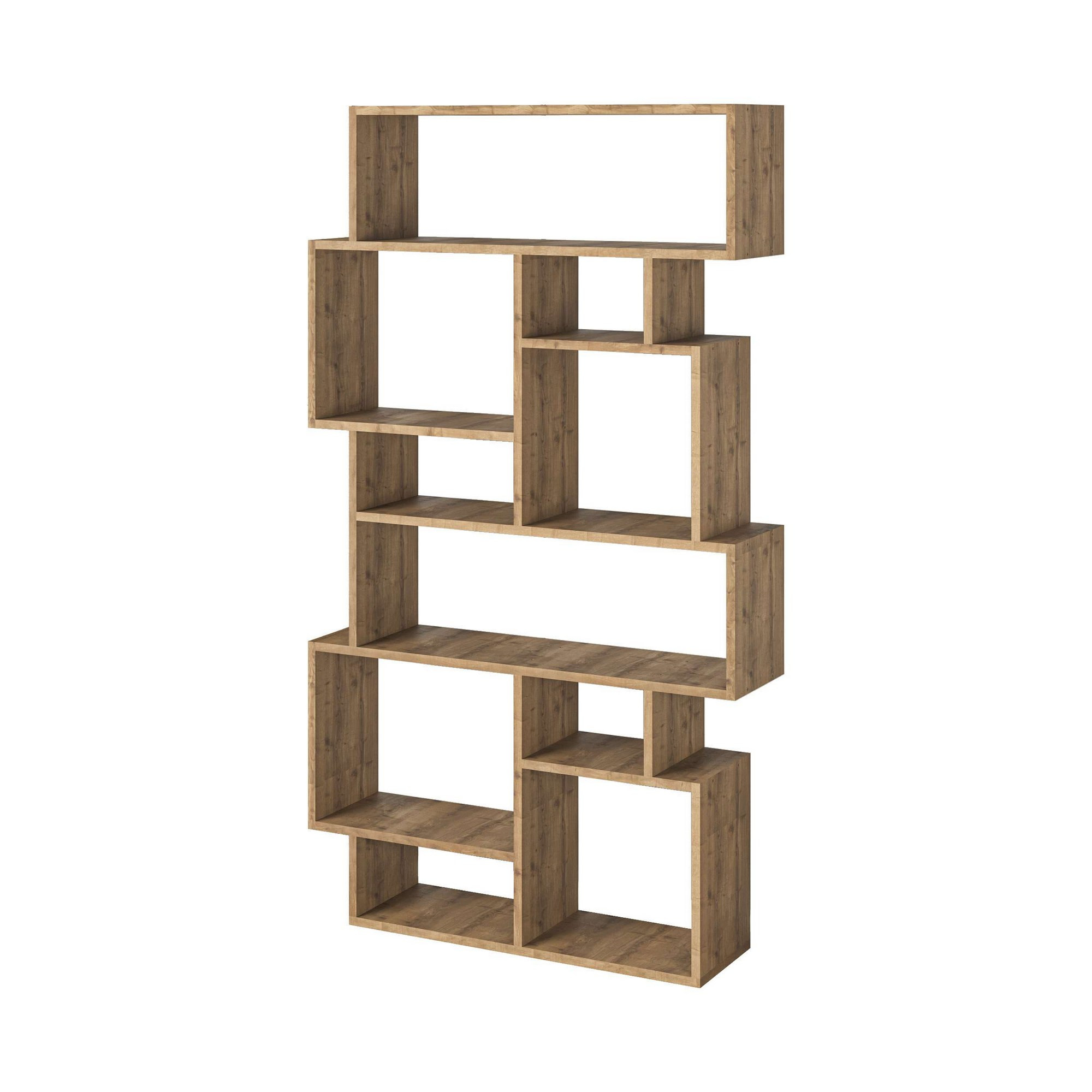 Estantería de madera <<karmato>> - 96 x 25 x 168 cm - marrón