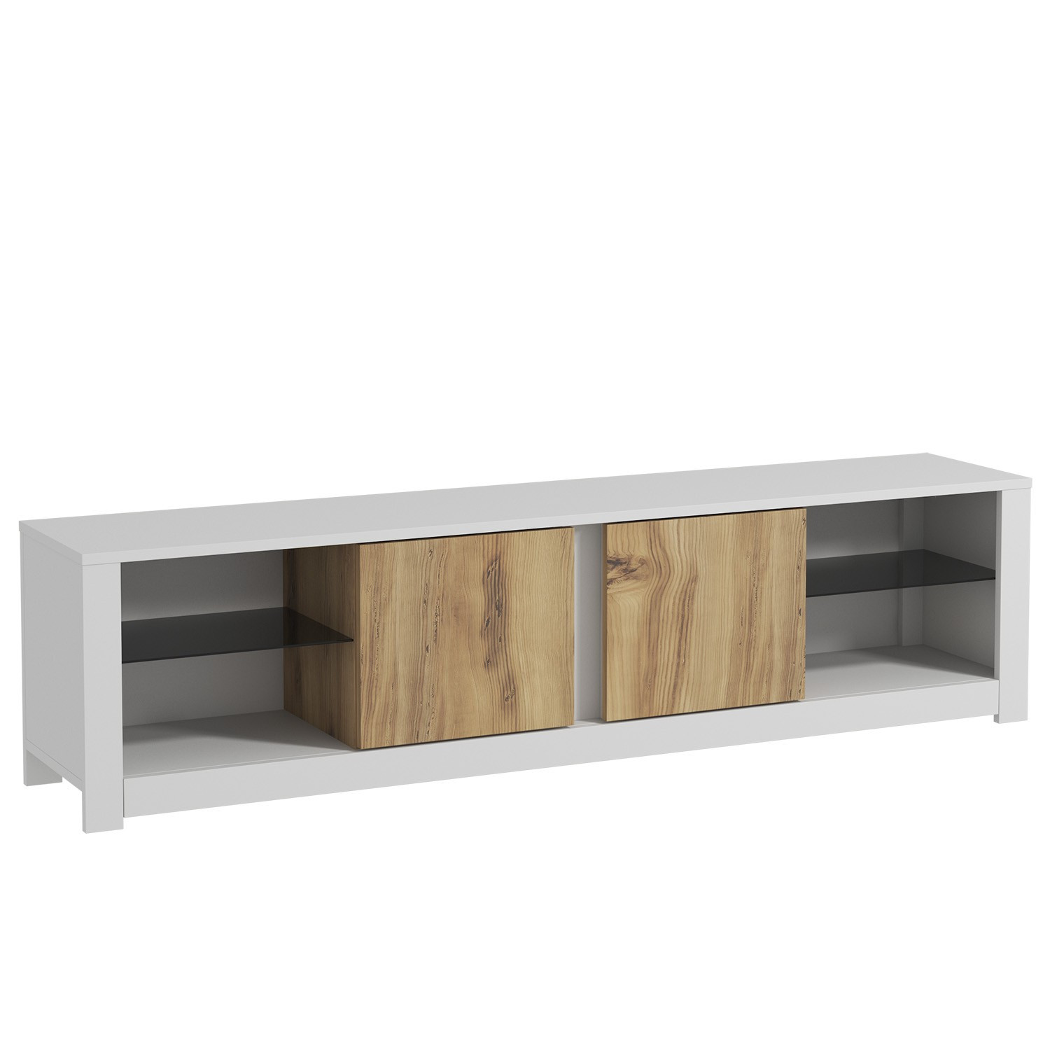 Mueble para la tele de madera <<aydos>> 180 x 35 x 45 cm - blanco