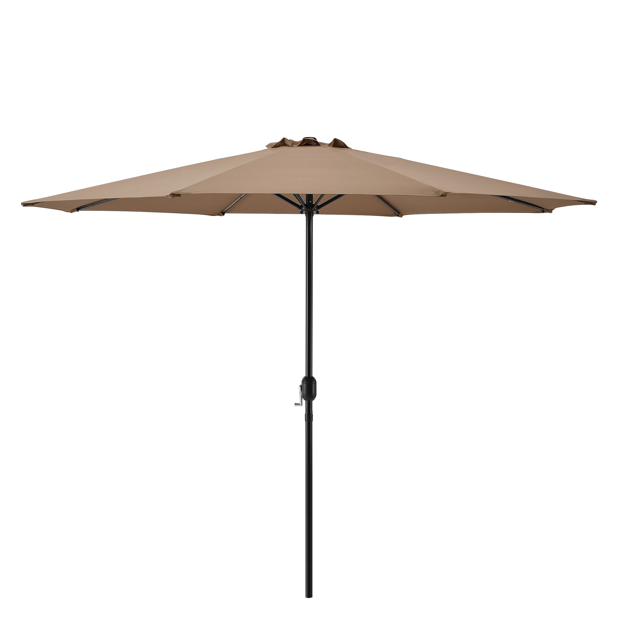 Sombrilla sonn con manivela poliéster/acero 300 x 230 cm beige [casa.pro]
