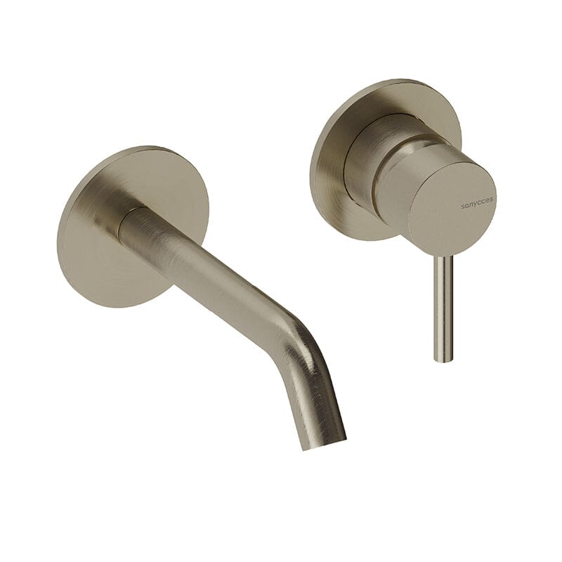 Grifo monomando mural loop 14 cm cromado