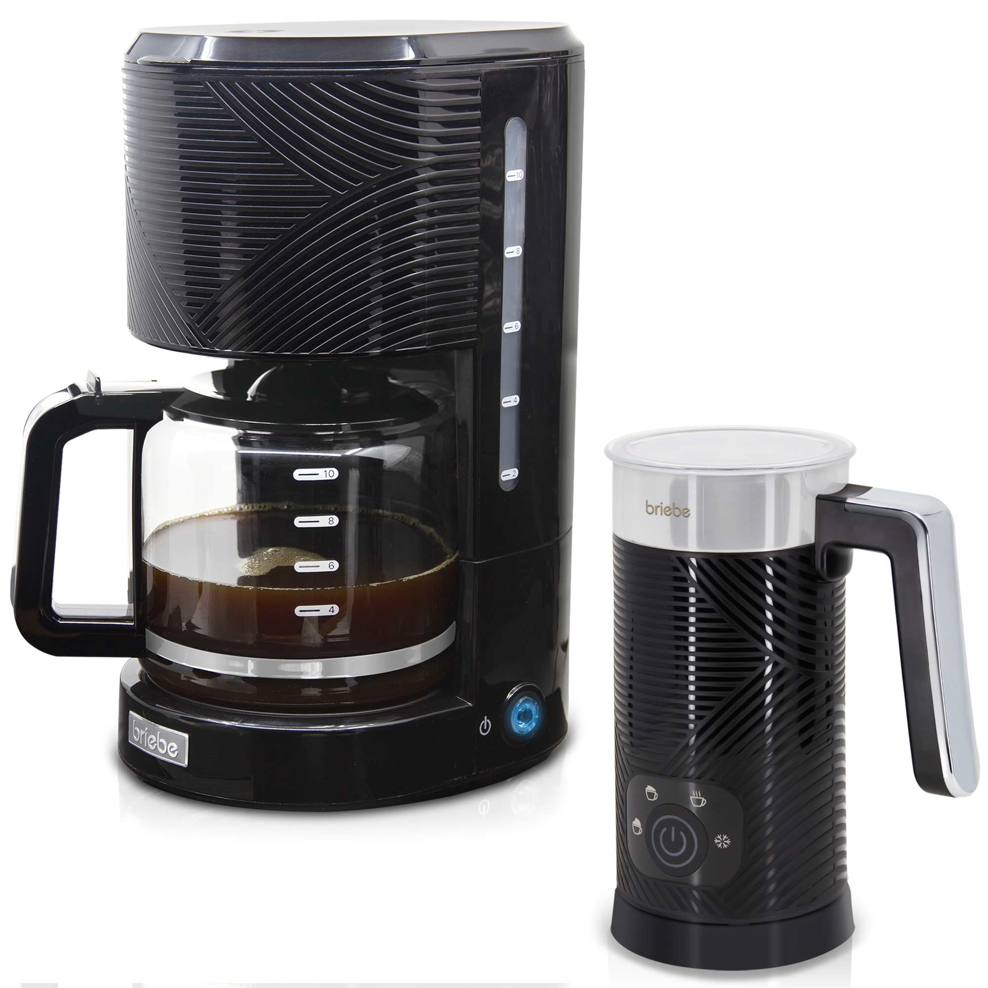 Elegance set cafetera goteo 10 tazas café fil briebe skt1188blk negro 1000w