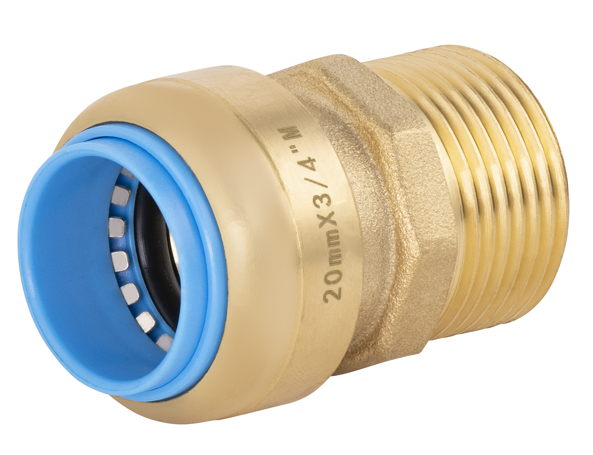Conector automático universal ø20 macho (3/4) tout push