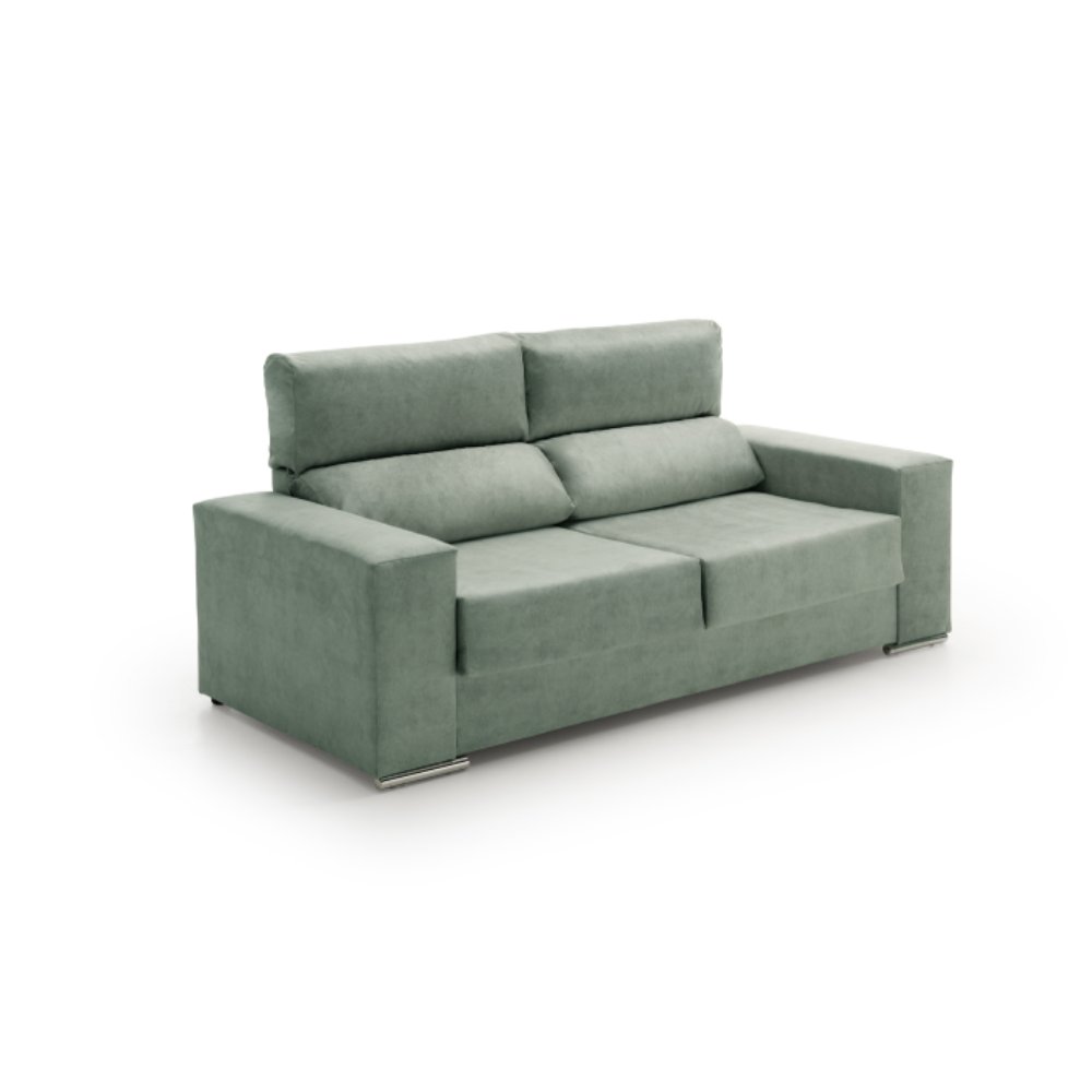 Sofa reclinable alice agua marina 2 plazas