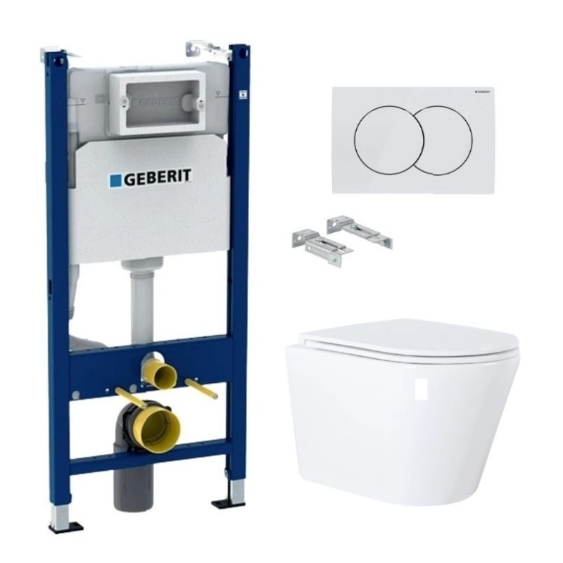 Geberit + delta 01 blanco br + wc kp orion 51,5 cm