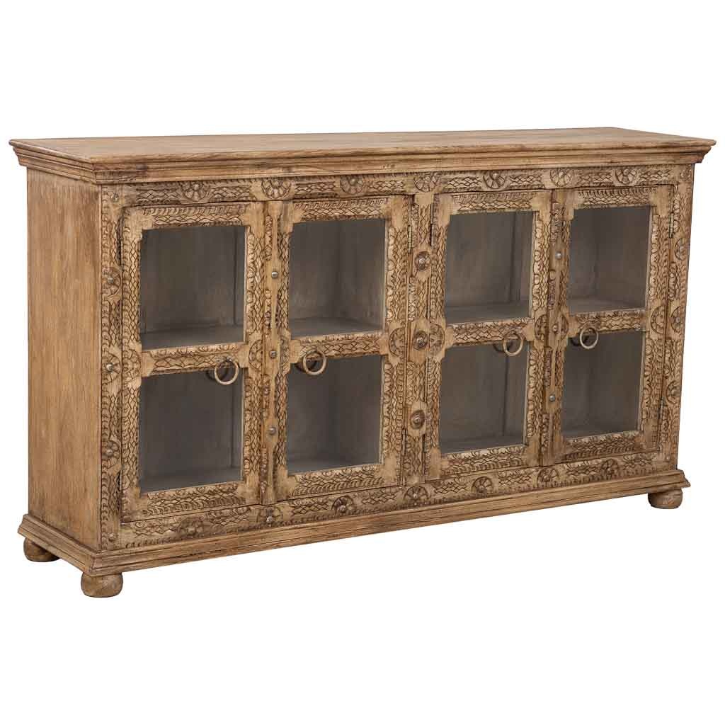 Aparador de madera marrón 180x43x100
