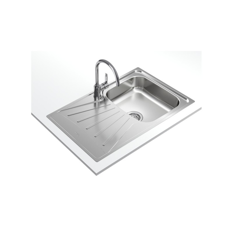 Fregadero teka starbright 45 e-xp pulido 1c 45 cm sin orificios