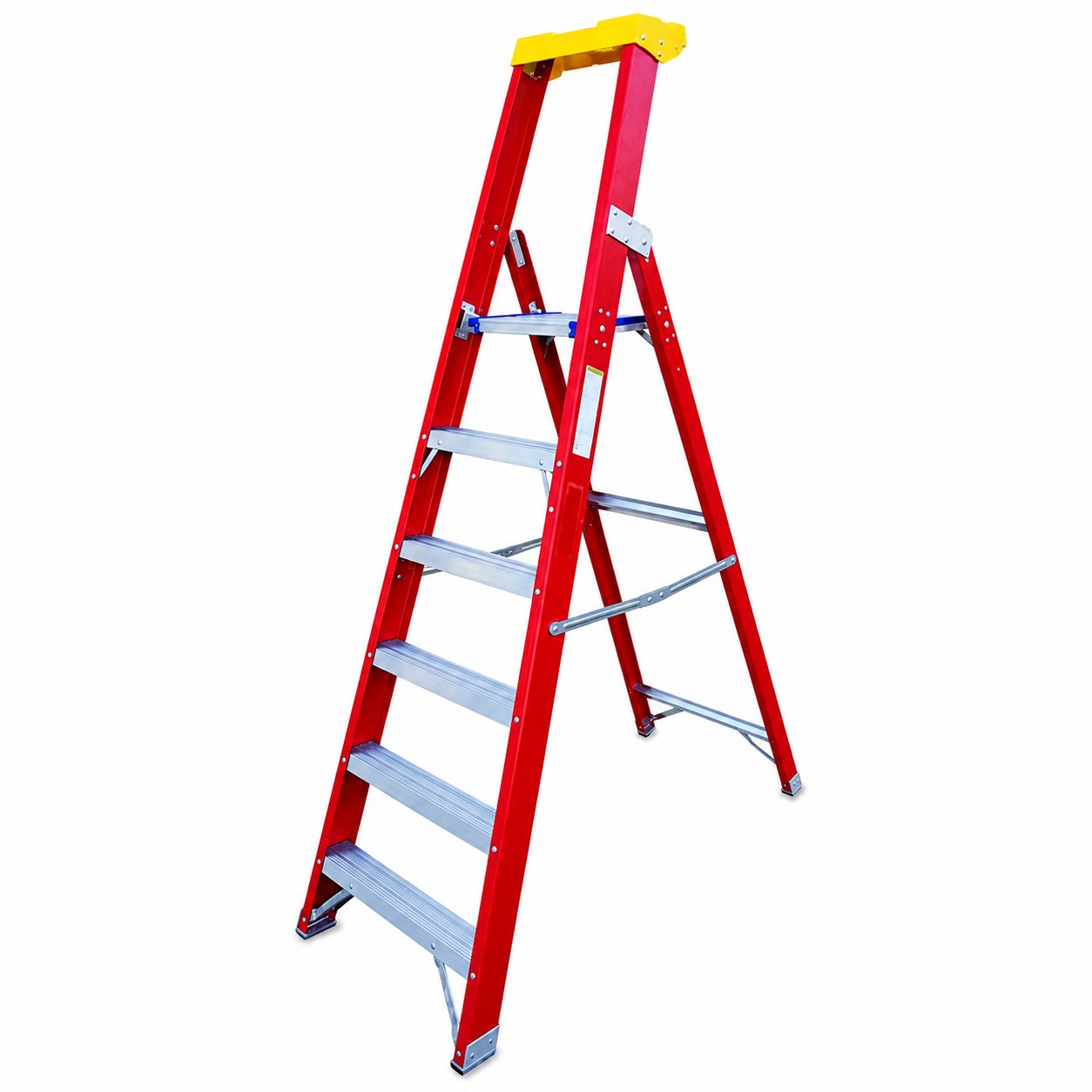 Escalera profesional t-max 6x1 de fibra de vidrio