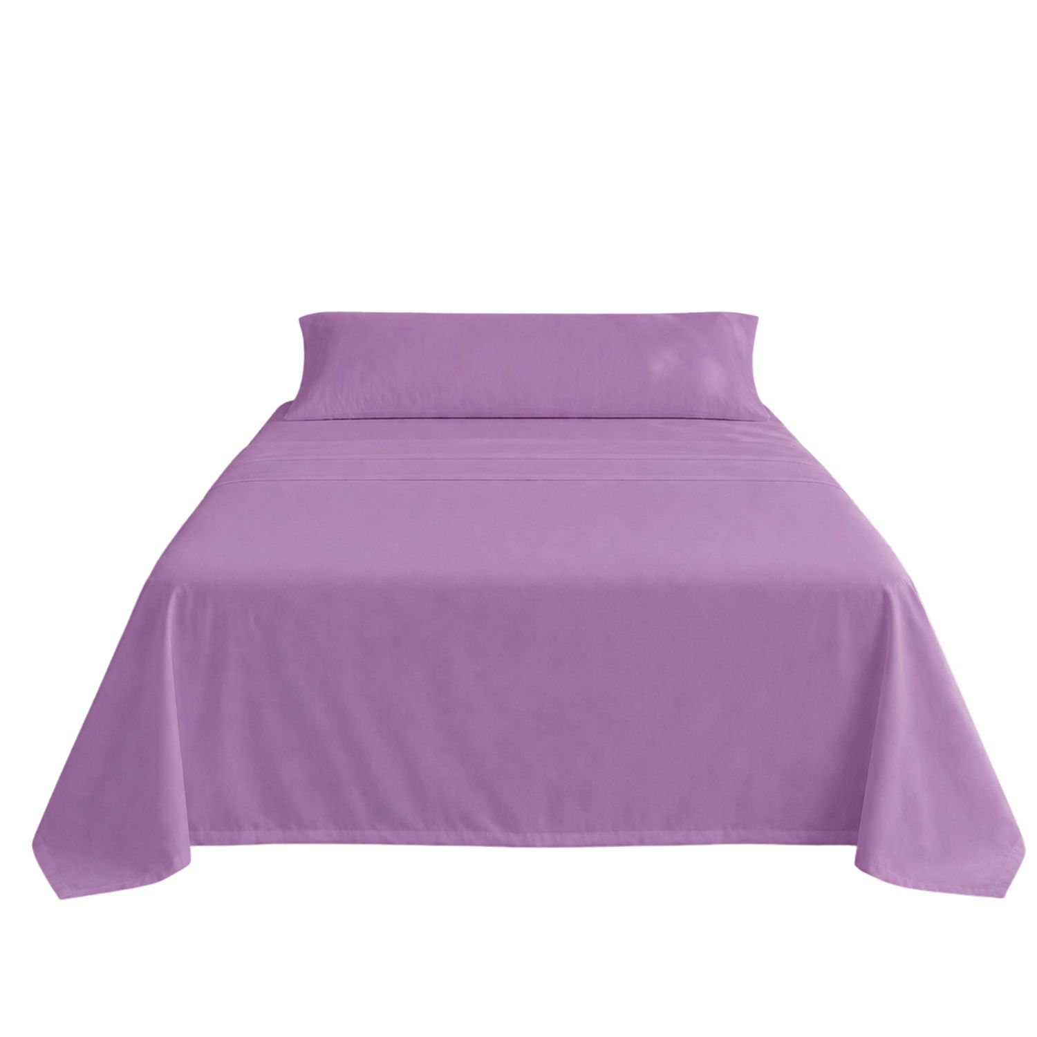 Juego de sábanas lila cama 90cm 144 hilos donegal collections