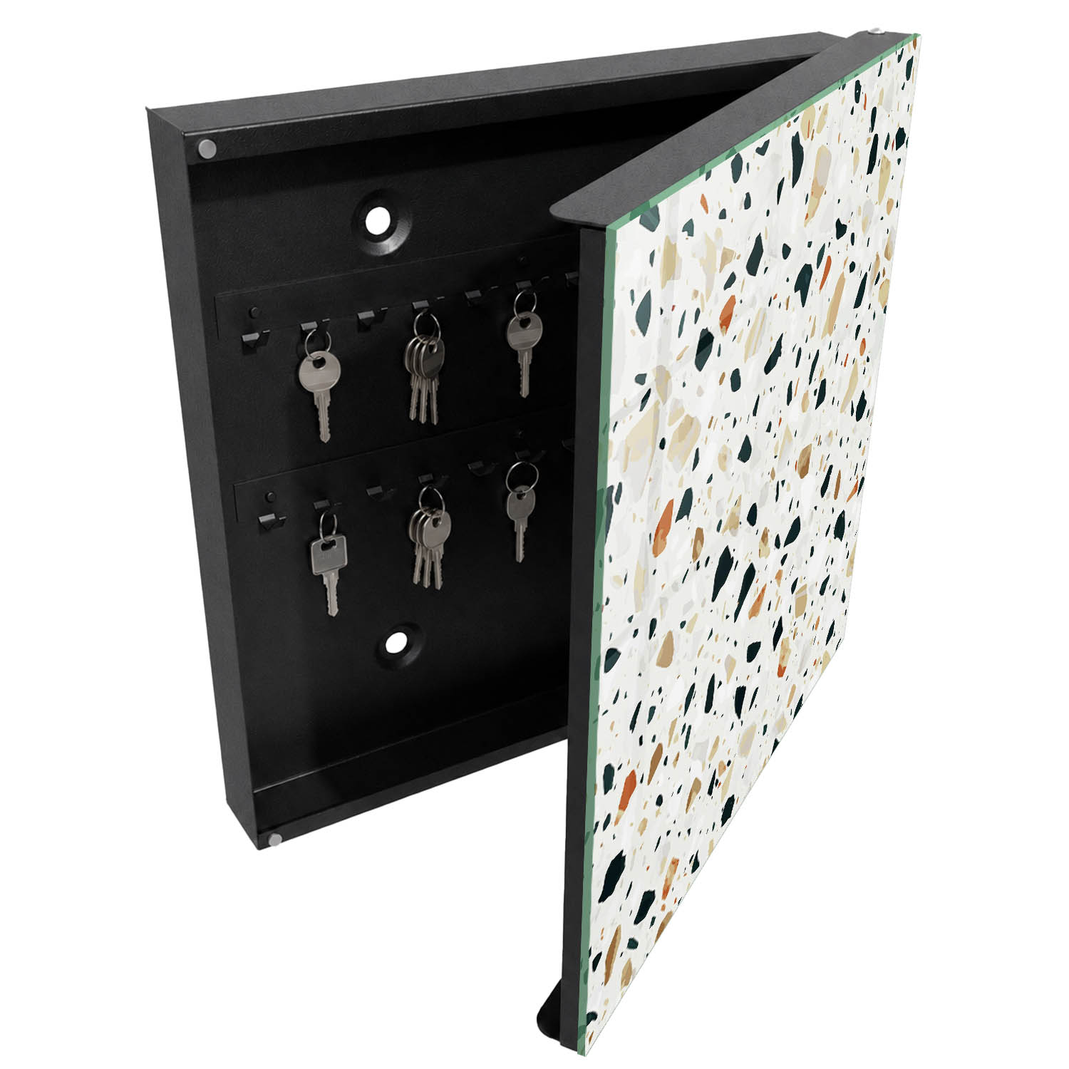Caja para llaves diseño 30x30x5, apertura derecha tulup