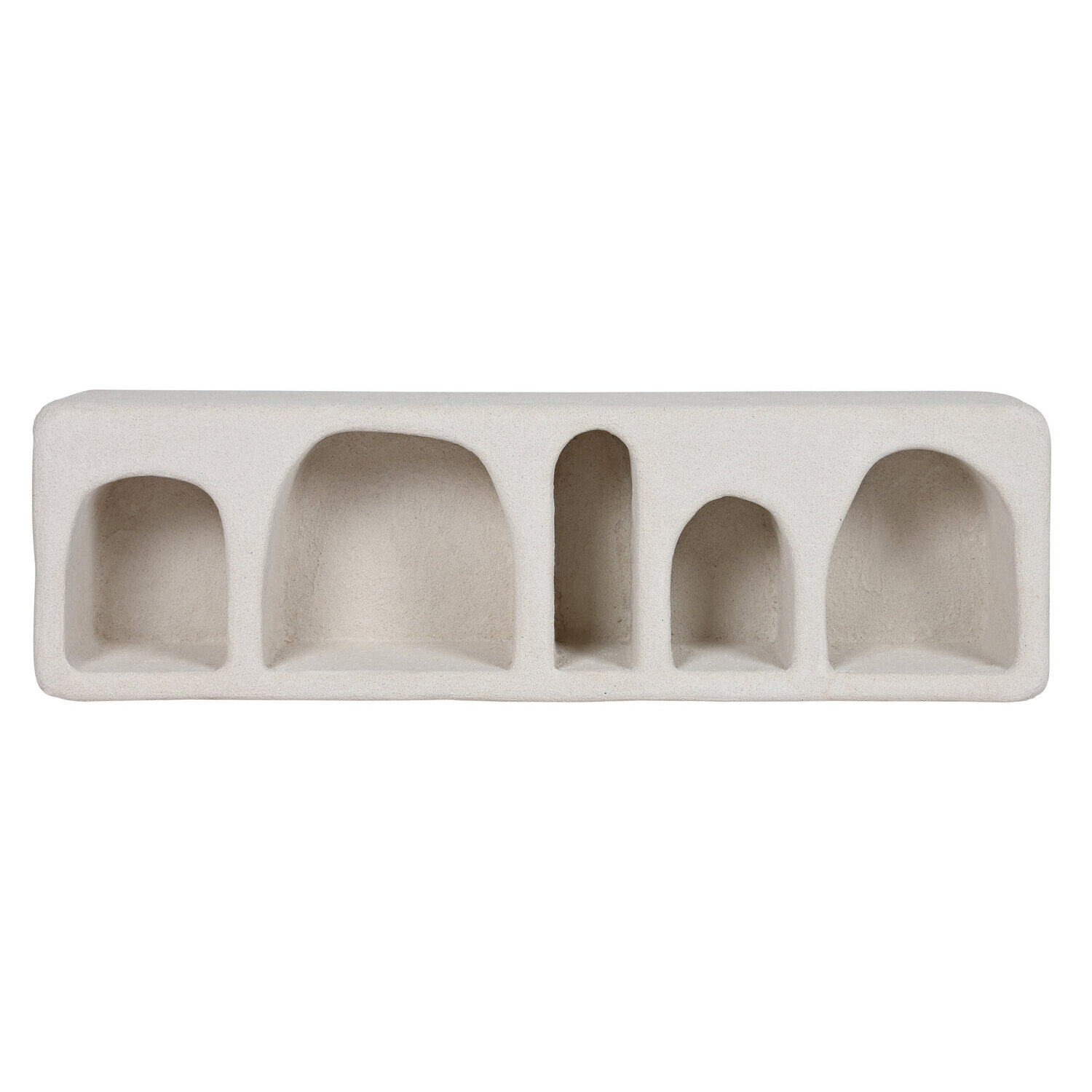 Estantería de pared de madera de abeto mdf 100x18x30cm blanco