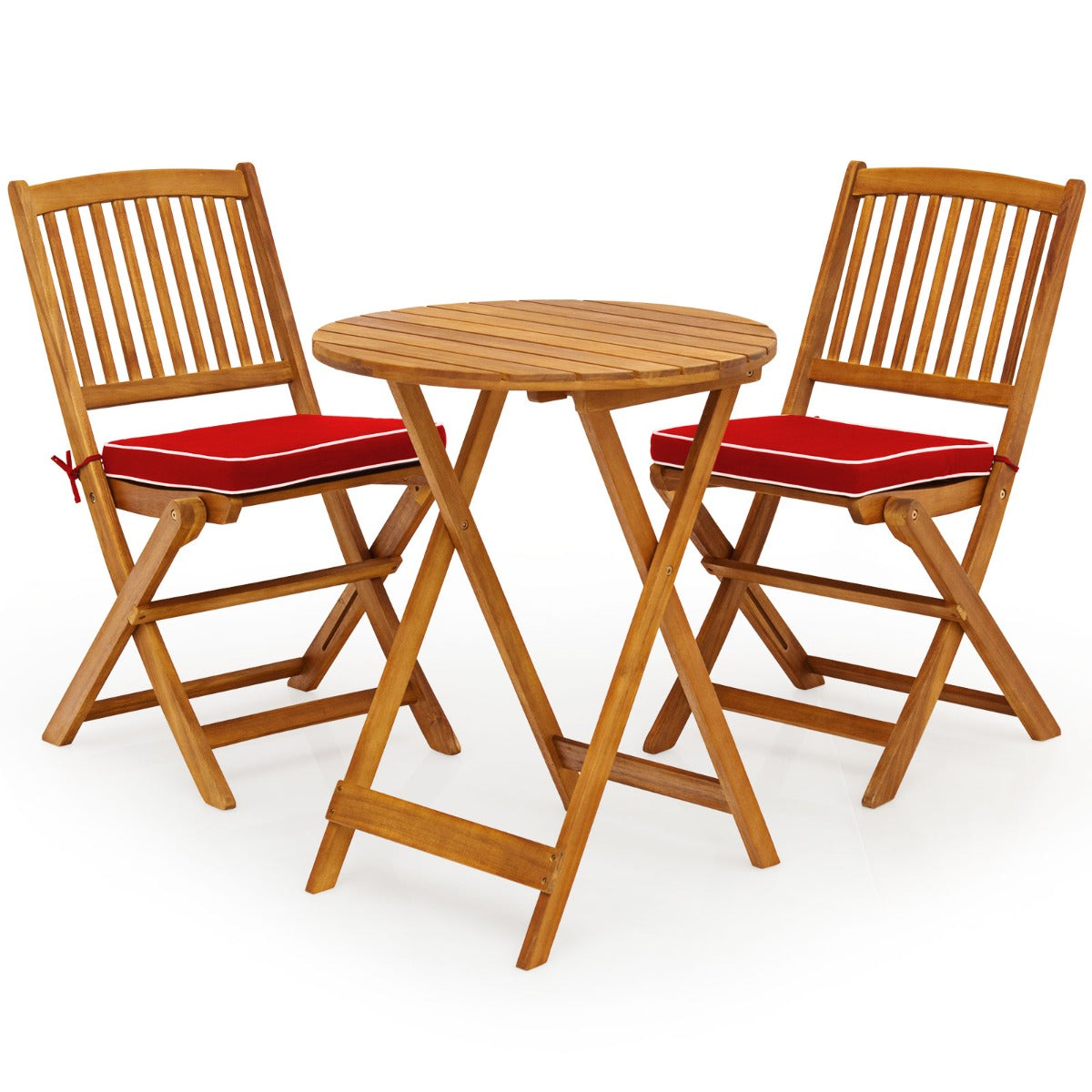 Conjunto bistro plegable 60 x 60 x 74,5 cm