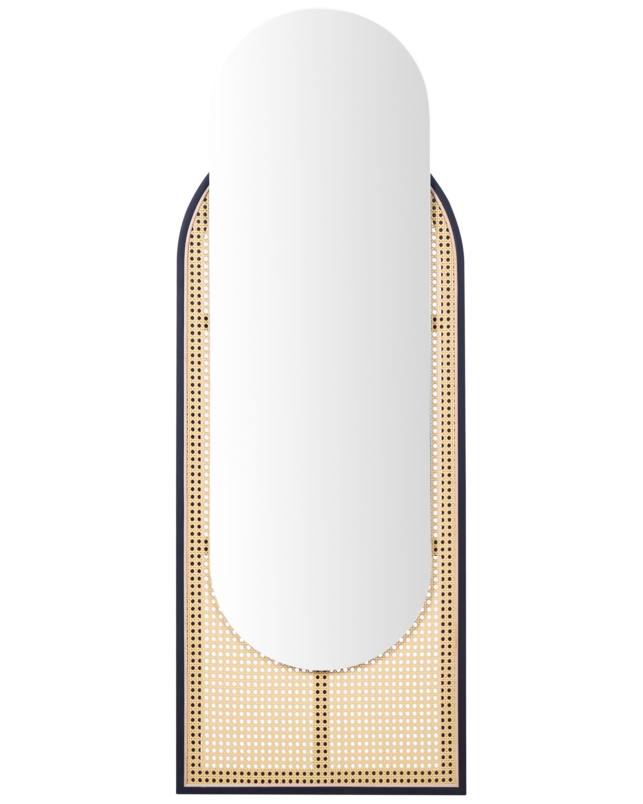 Espejo de pared nevers 53 cm 143 cm ratán sintético natural