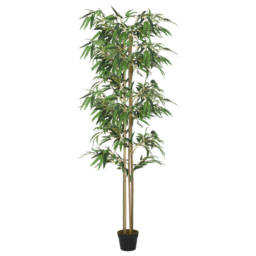 Árbol de bambú artificial con 988 hojas verde 150 cm eerf1056
