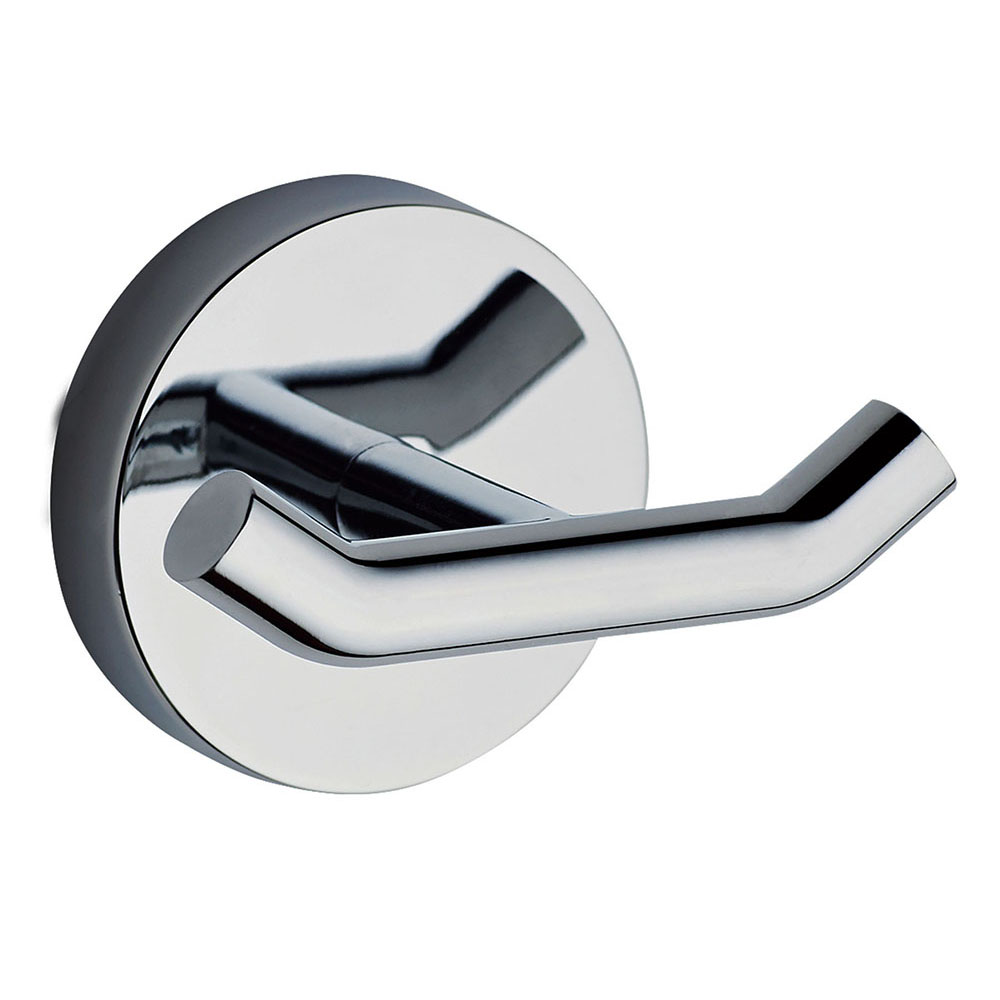 Kibath percha med acabado cromo brillo fabricado en acero inoxidable