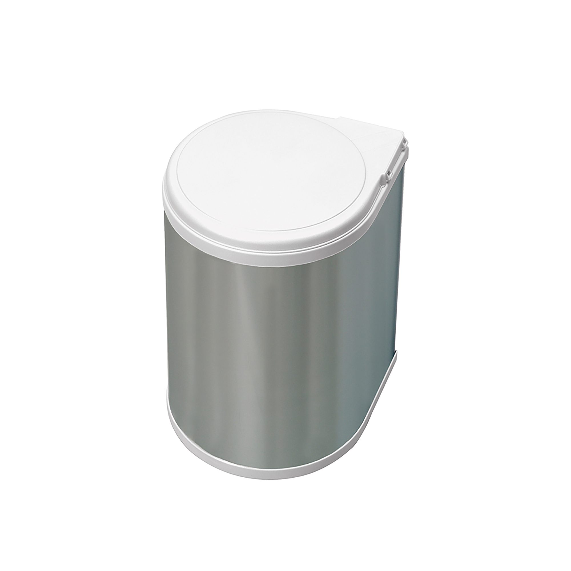 Contenedor de reciclaje para fijación a puerta con vaso de