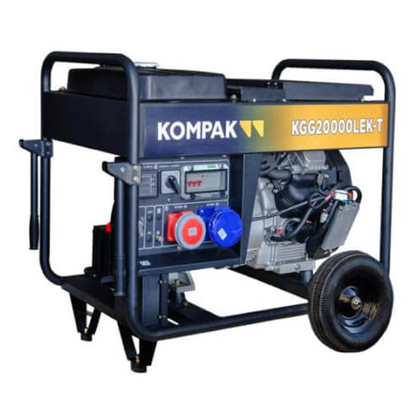 Generador eléctrico trifásico kompak kgg20000lek-t full power