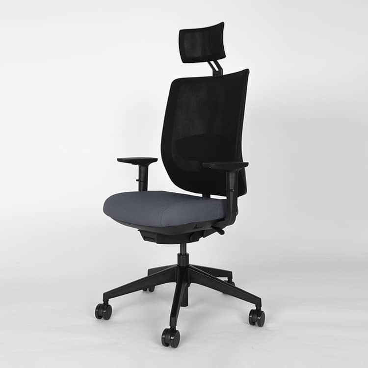 Actiu trim silla ergonomica space gray - con cabezal