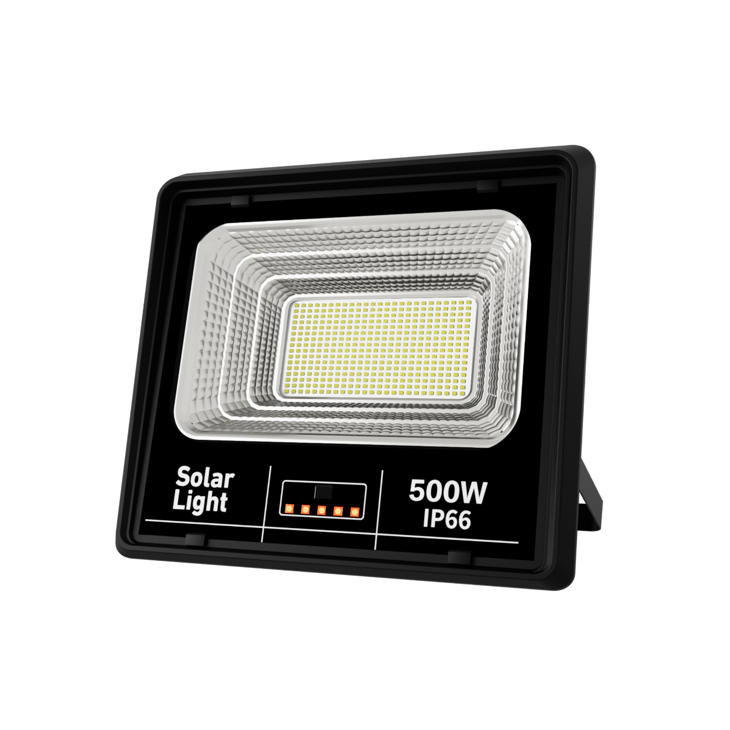 Reflector solar LED alta potencia, panel policristalino, lifepo4 - 500w