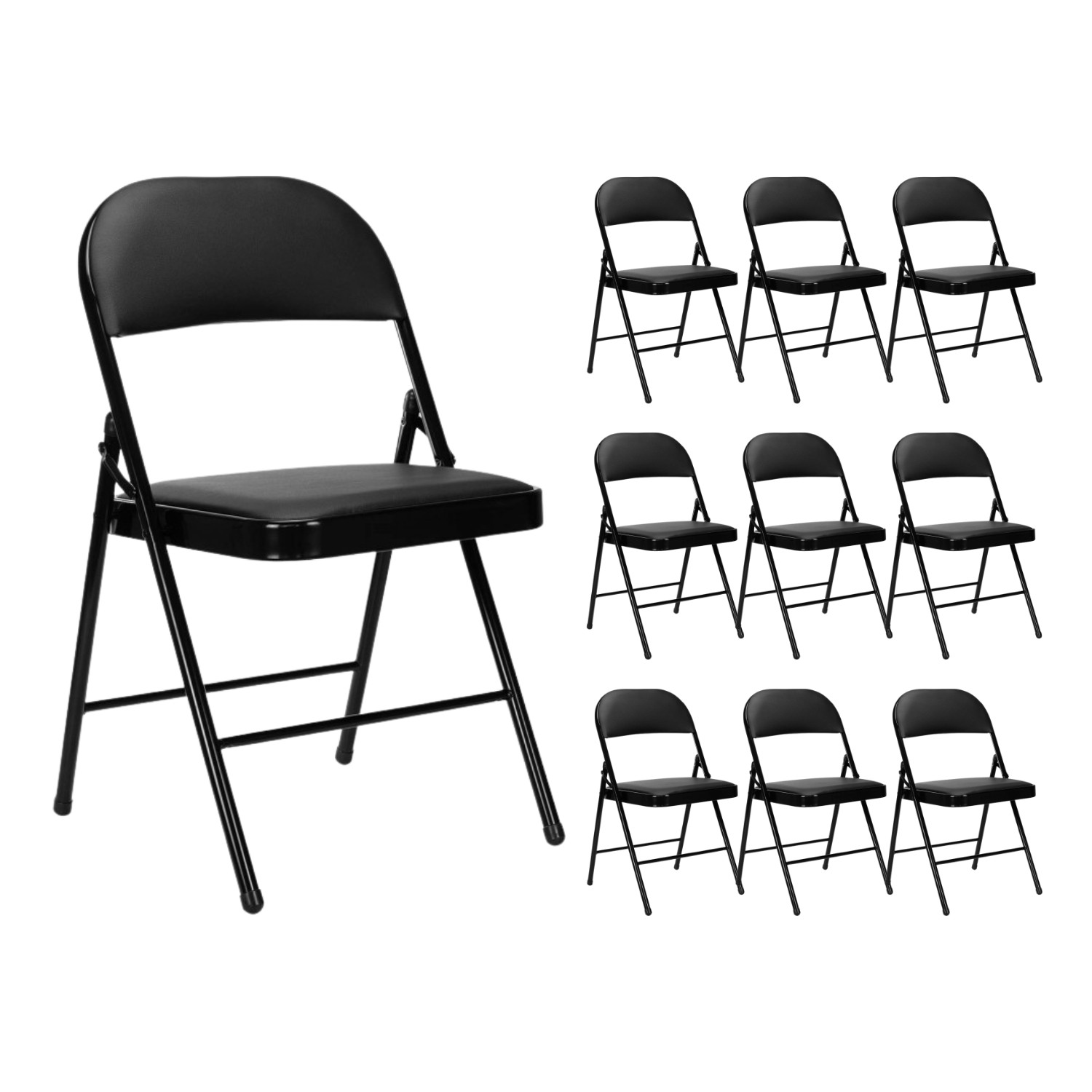 Pack 10 sillas plegables acolchadas Thinia Home