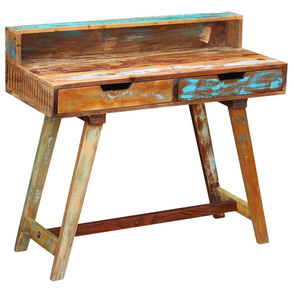 Escritorio de madera maciza reciclada esxt6761