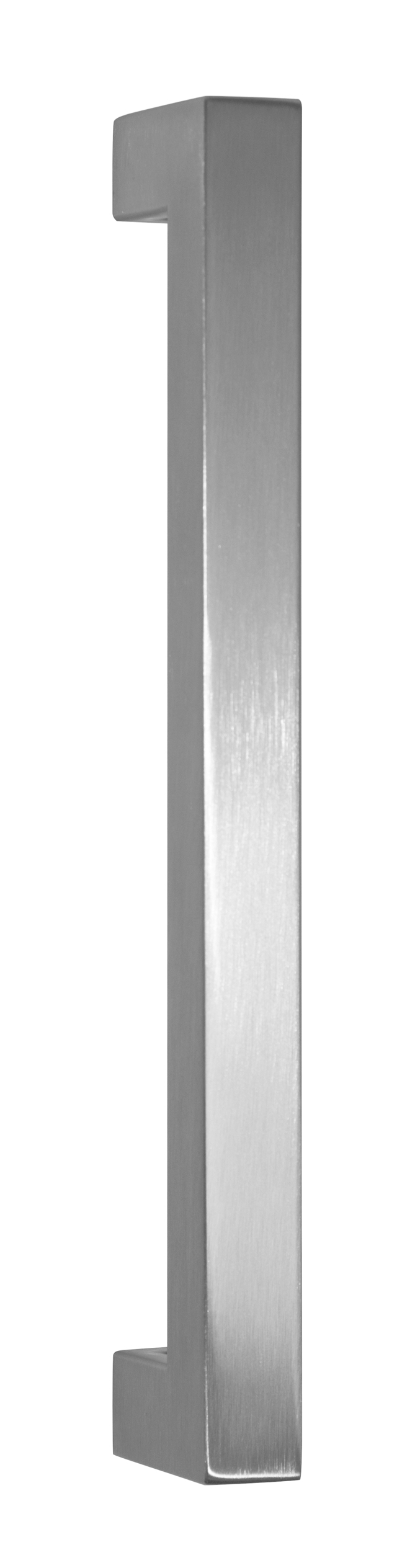 Tirador cuadrado- distancia entre ejes=200 mm - acero inox, negro mate