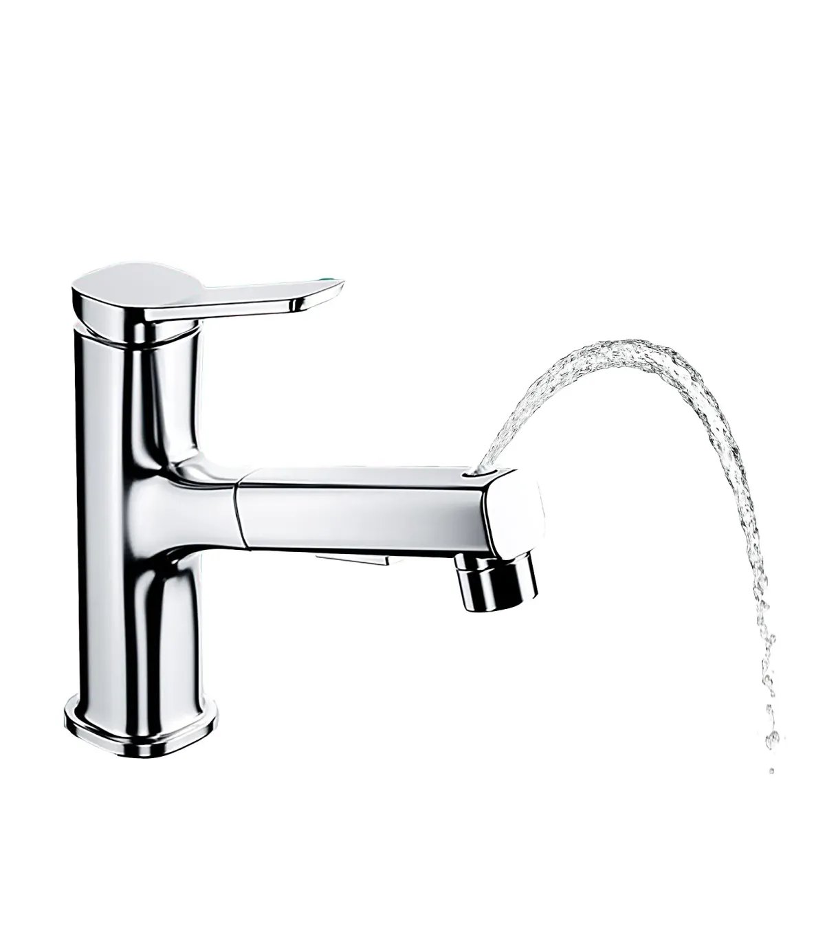 Grifo lavabo agua vertical lh-178 | cromo brillo