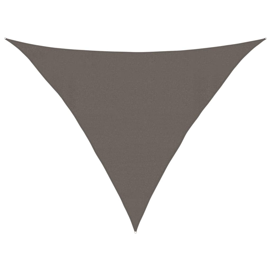 vidaXL toldo de vela antracita hdpe 160 g/m² 4x4x5,8 m
