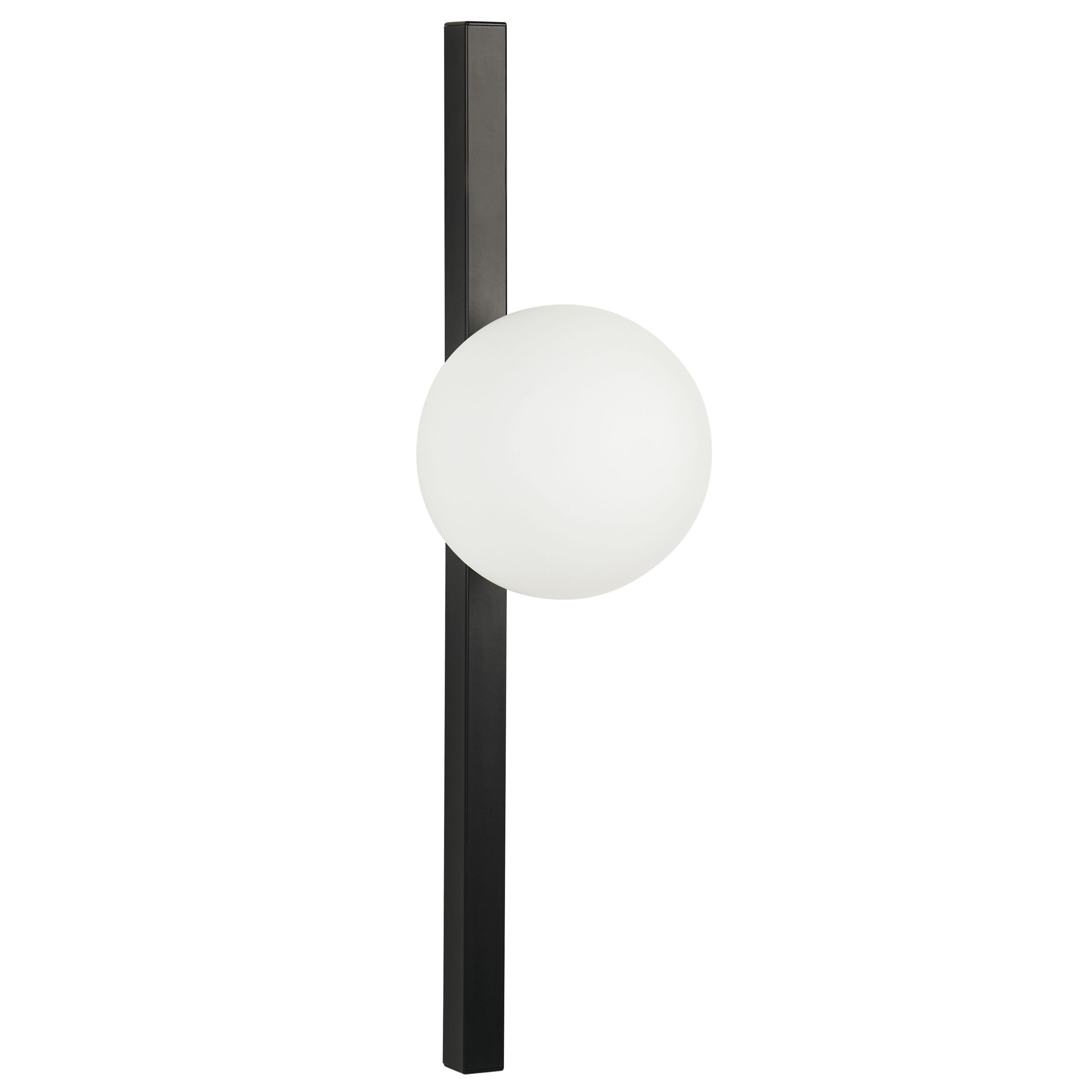 Lámpara de pared isabella metal negro