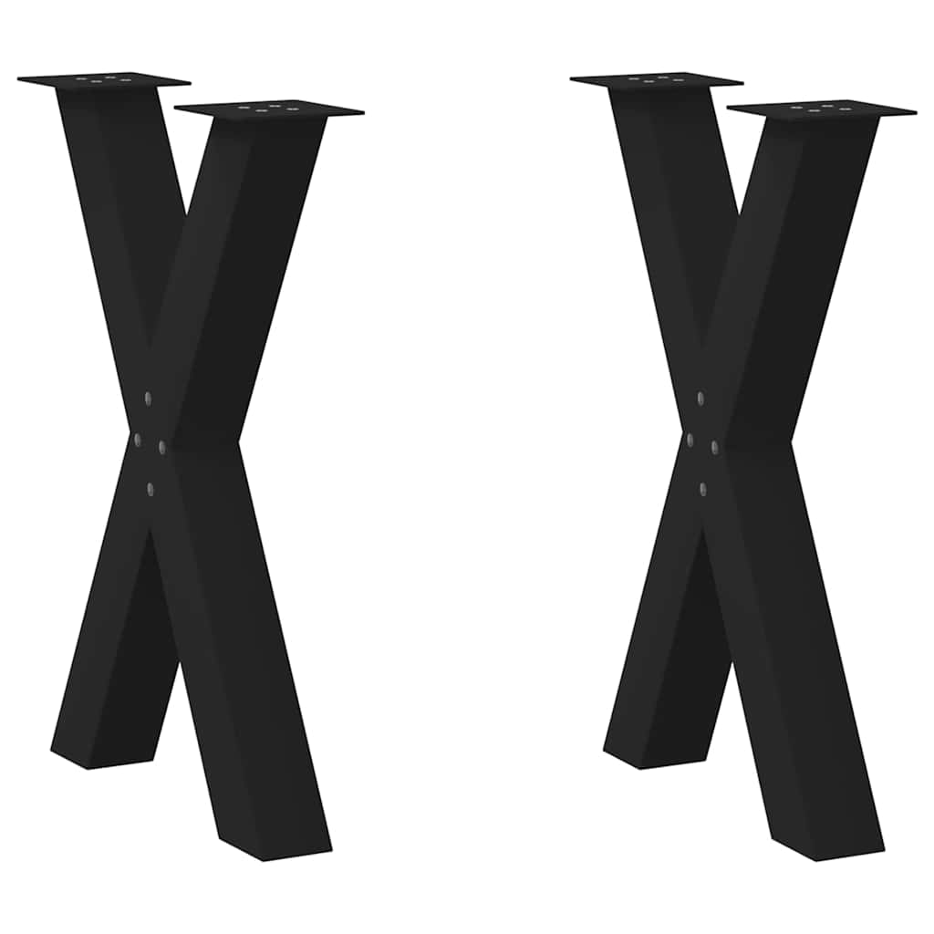 Juego de 2 patas de mesa robustas en forma
