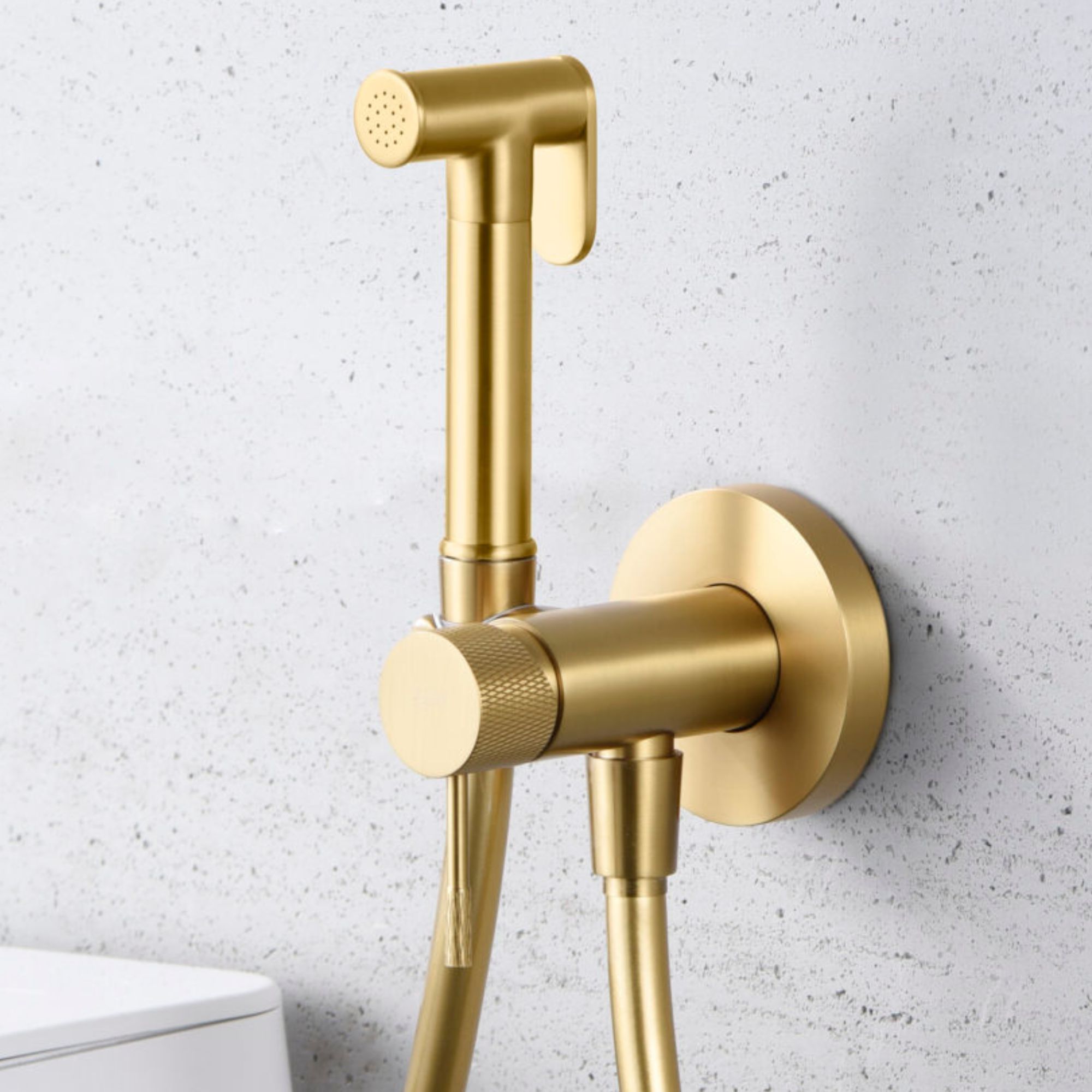 Imex - grifo bidé empotrado wc oro serie line