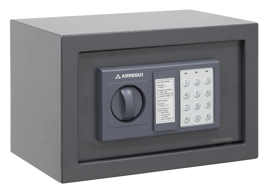 Arregui class t20eb caja fuerte acero cerradura código, 20 x 31 x 20 cm, 9l