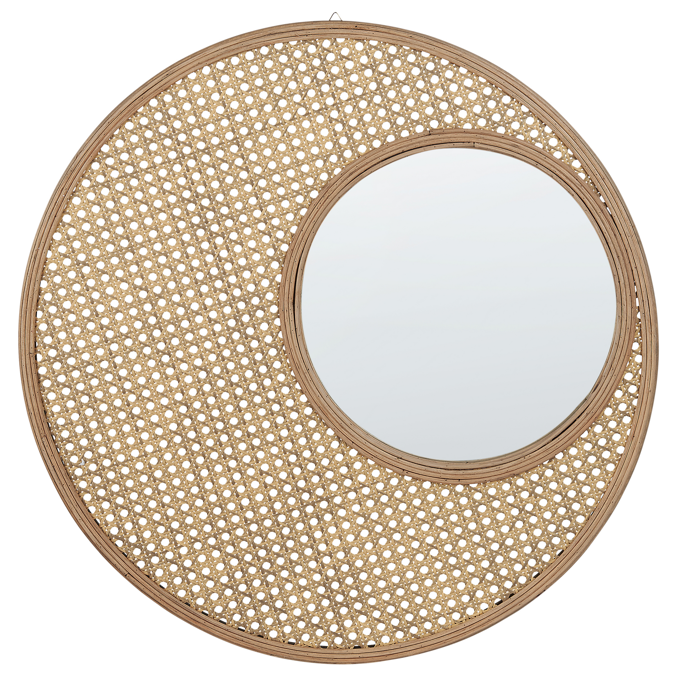 Espejo de pared palau 60 cm 60 cm ratán natural