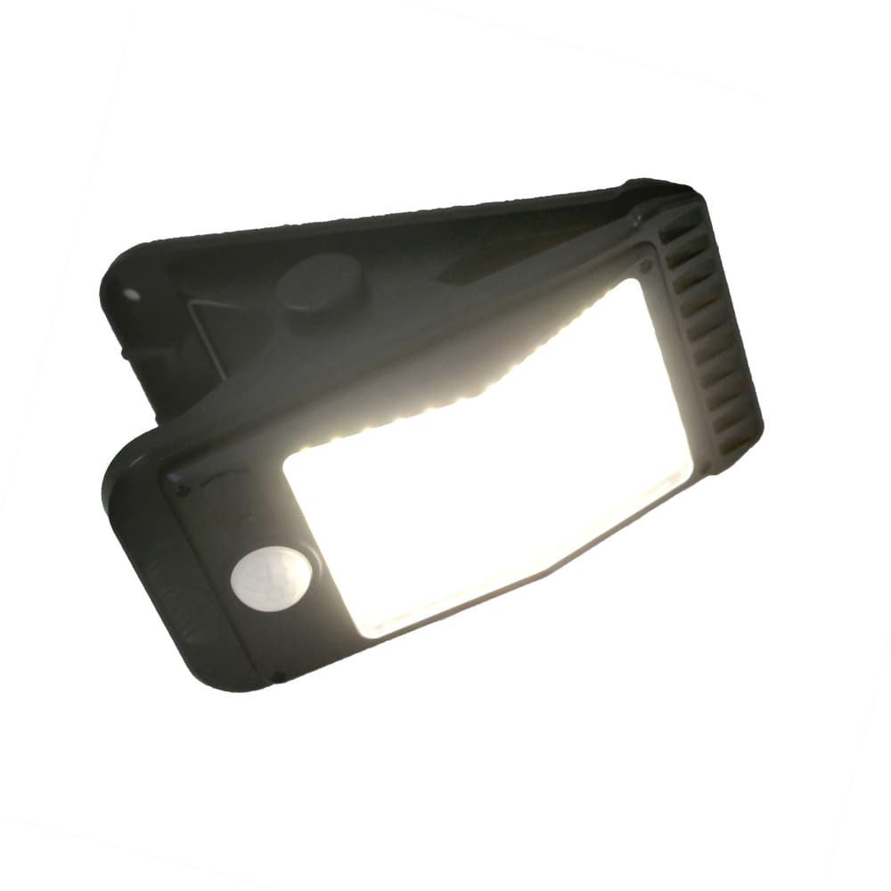 Aplique pinza LED solar con sensor ross 3w y luz neutra 4200k