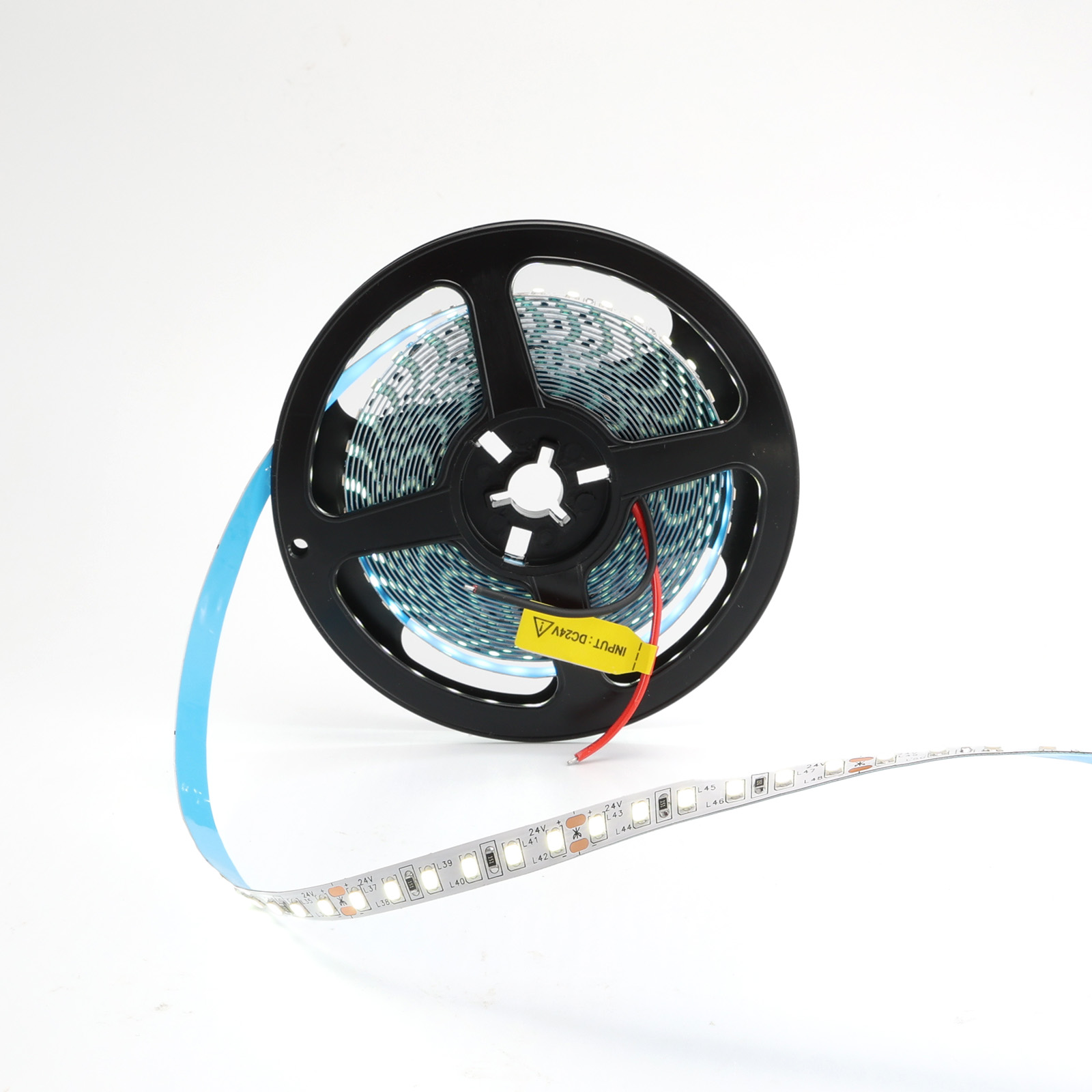 Tira LED 24v dc, 50w (10w/m), 120 LEDs smd2835, ip20, 5m, corte 5cm 6000k