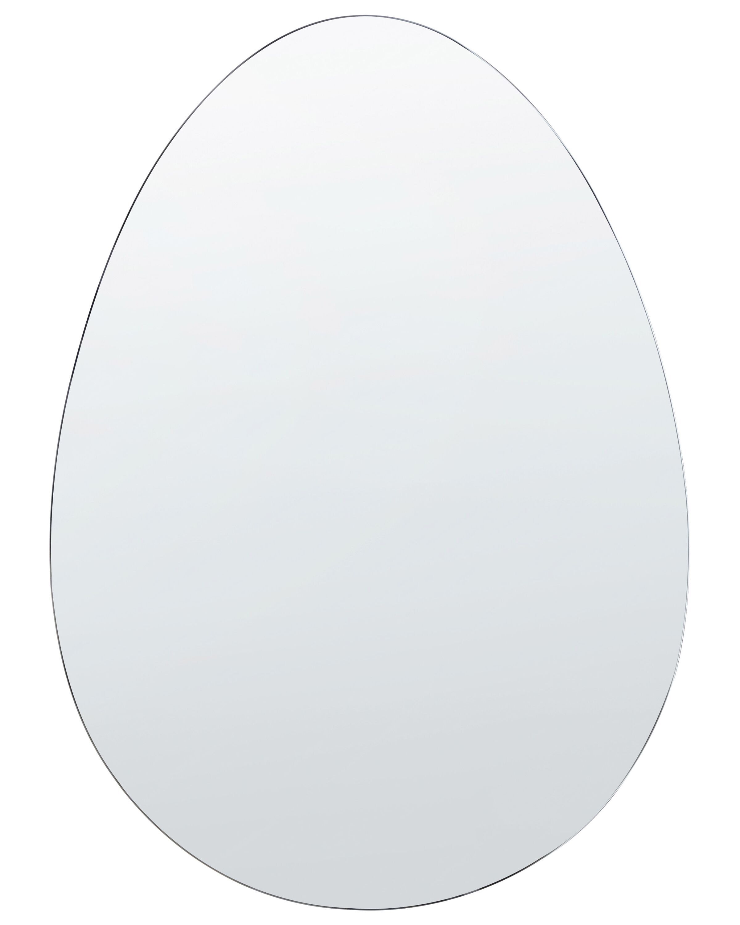 Espejo de pared montresor 50 cm 70 cm plateado