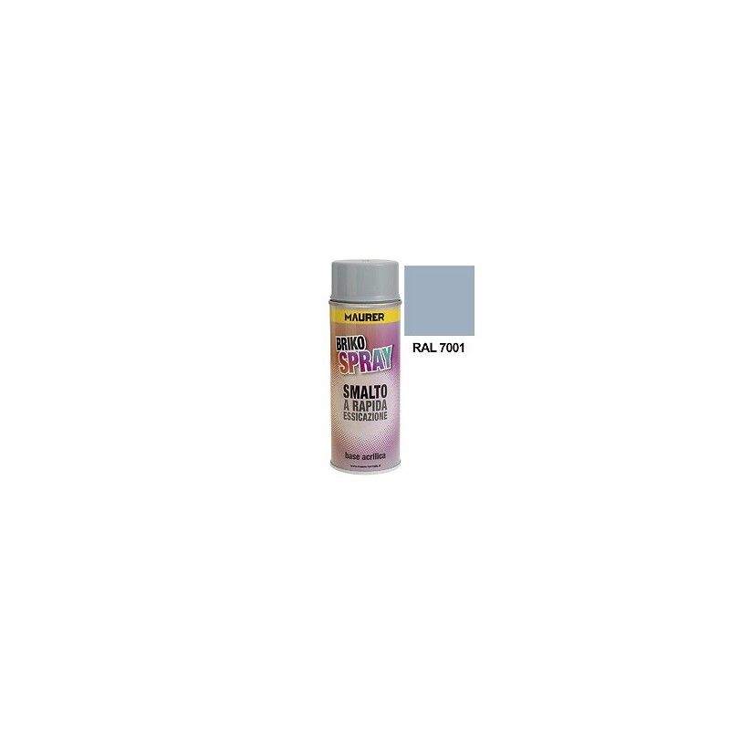 Spray pintura gris plata 400 ml.