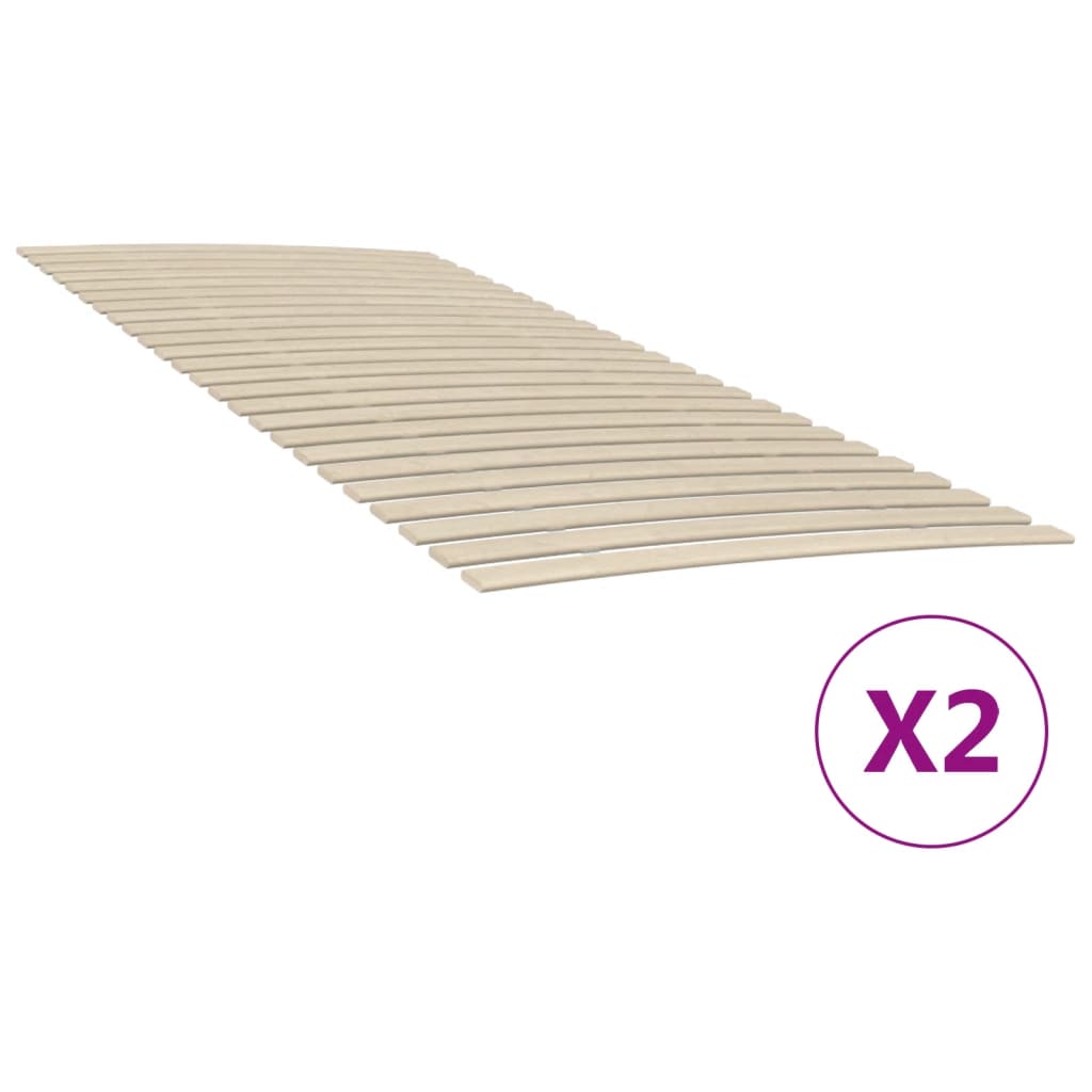 Somieres de láminas con 48 lamas 2 unidades 100x200 cm efe8362